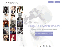 Tablet Screenshot of bangstyle.com